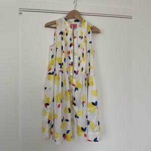 Kate Spade Lemon Dress Sleeveless and Buttons